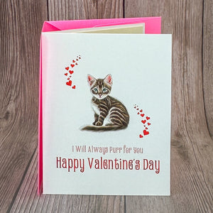 I'll Always Purr for You Card