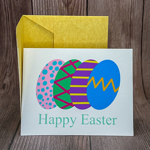 Colorful Egg Happy Easter Card