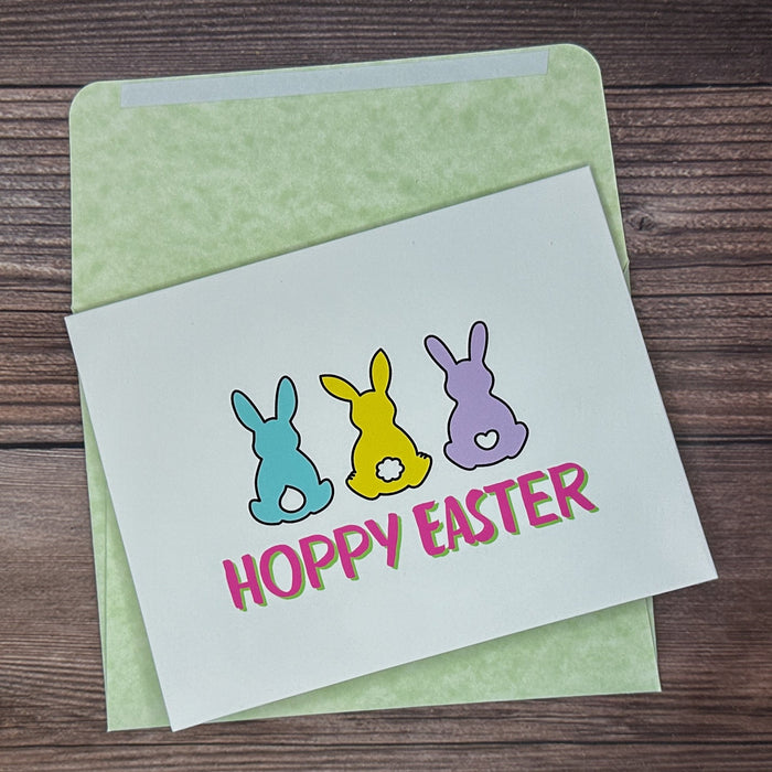 Cottontail Hoppy Easter Card