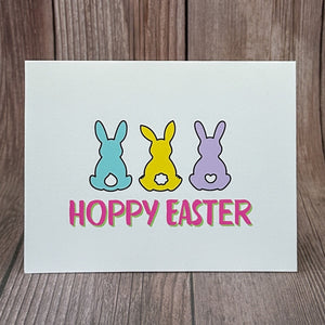 Cottontail Hoppy Easter Card