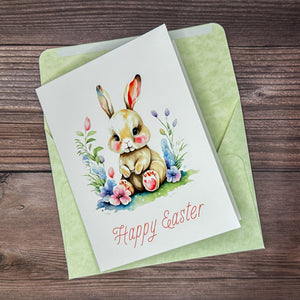 Bunny Happy Easter Card