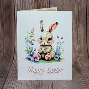 Bunny Happy Easter Card