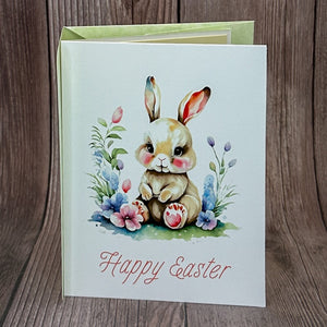 Bunny Happy Easter Card