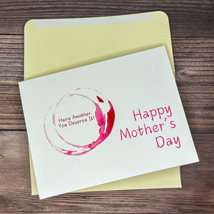 Wine Ring Happy Mother's Day Card