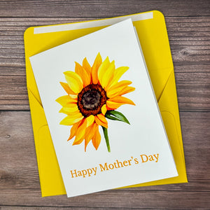 Sunflower Happy Mother's Day Card