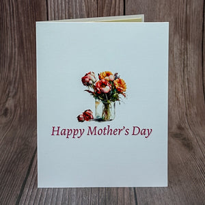 Flower Arrangement Mother's Day Card