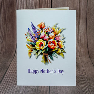 Flower Bouquet Mother's Day Card