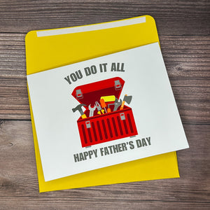 Toolbox Father's Day Card