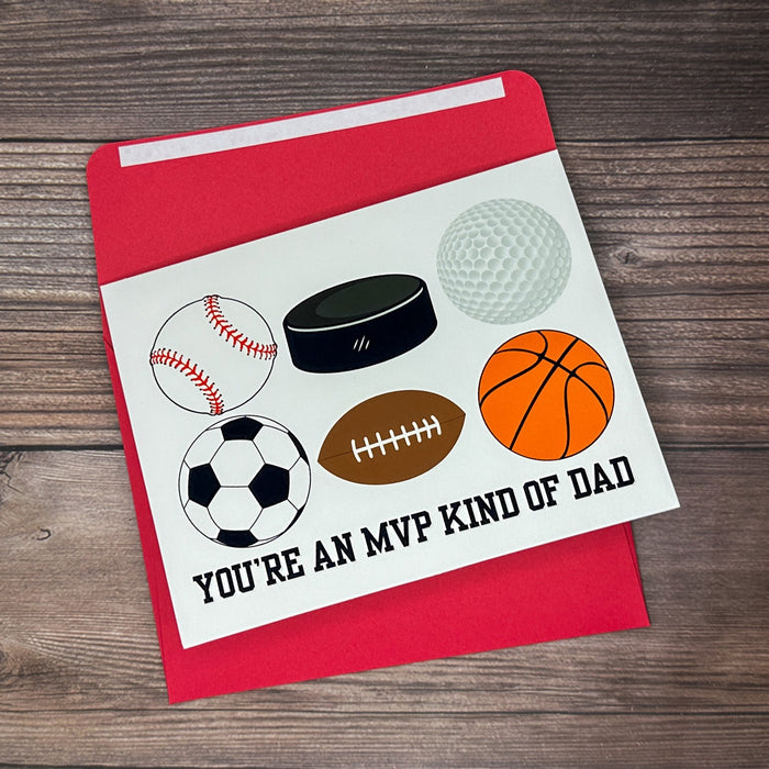 Sports MVP Dad Card