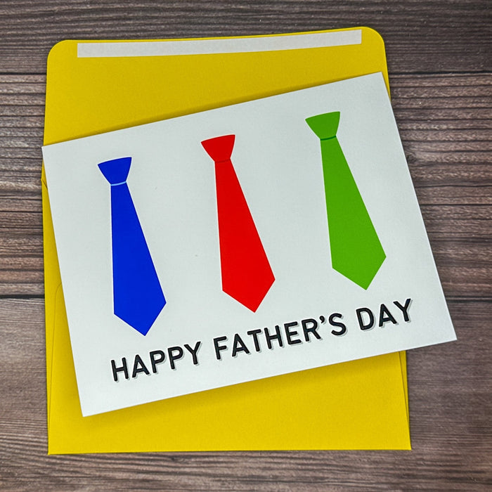 Necktie Happy Father's Day Card