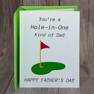 You're a Hole-in-One Kind of Dad Card