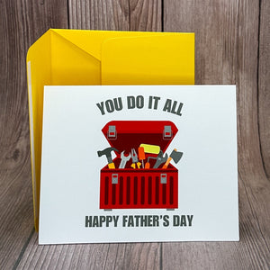 Toolbox Father's Day Card