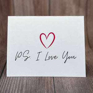 P.S. I Love You Card