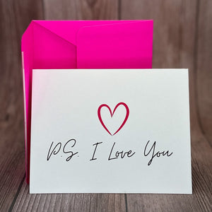 P.S. I Love You Card