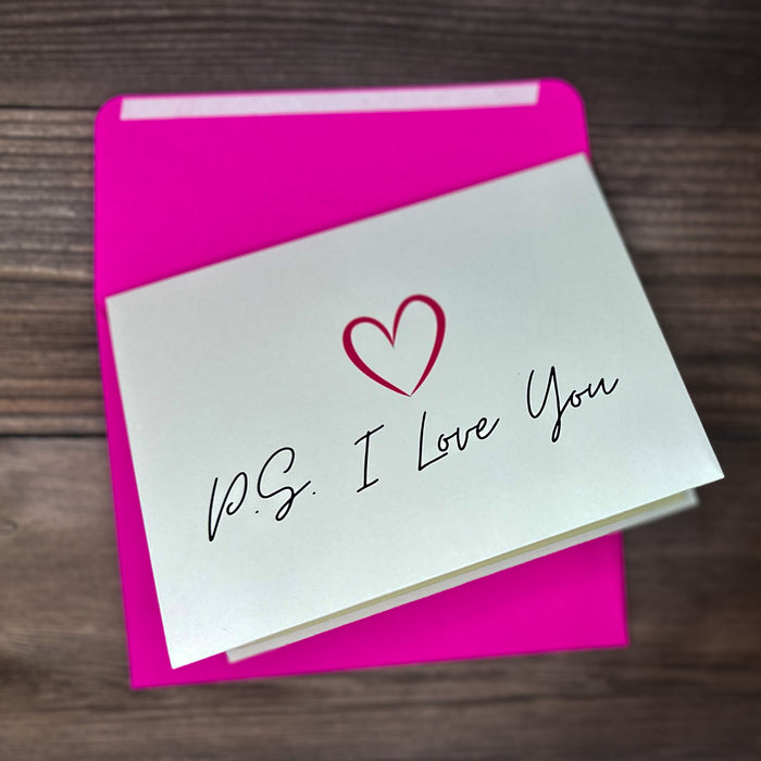 P.S. I Love You Card