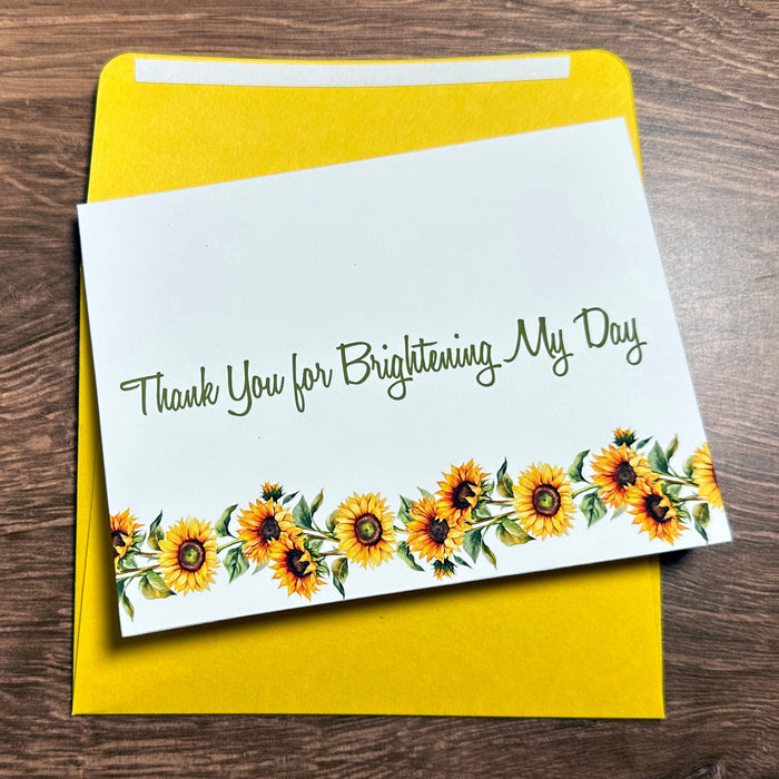 Thank You for Brightening My Day Card