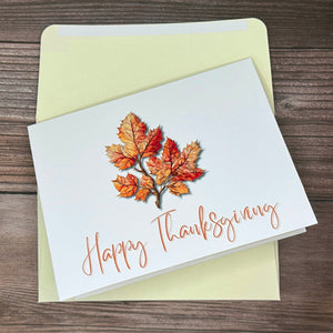 Leafy Happy Thanksgiving Card