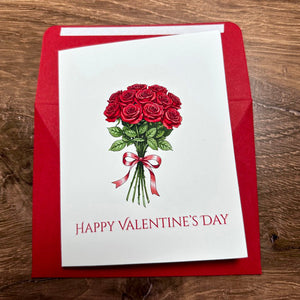 Valentine's Day Red Rose Bouquet