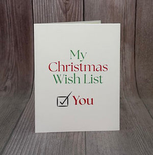 My Christmas Wish List Card
