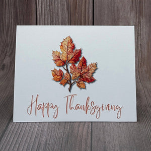 Leafy Happy Thanksgiving Card