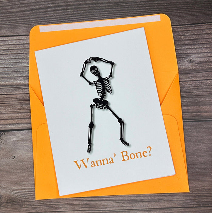 Wanna Bone Halloween Card