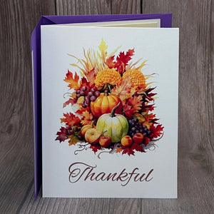 Cornucopia Thankful Card