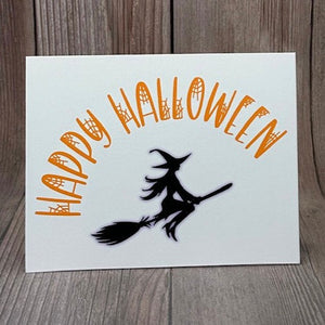 Happy Halloween Witch Card