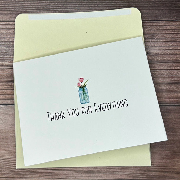 Thank You For Everything Card