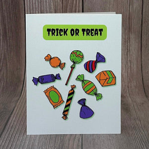 Trick or Treat with Candy Card