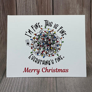 Tangled Lights Merry Christmas Card