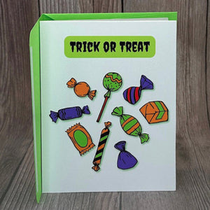 Trick or Treat with Candy Card