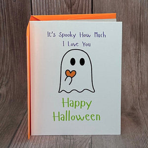 It's Spooky How Much I Love You Card