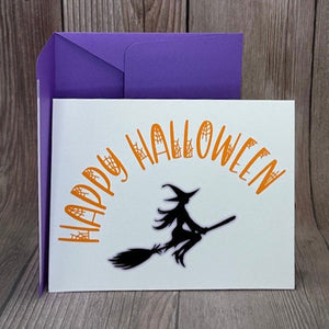 Happy Halloween Witch Card