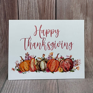 Happy Thanksgiving Fall Card