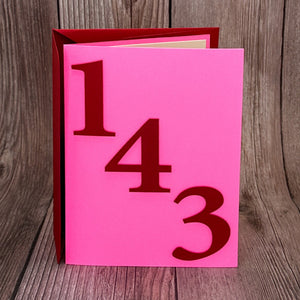 Pink 143 Card