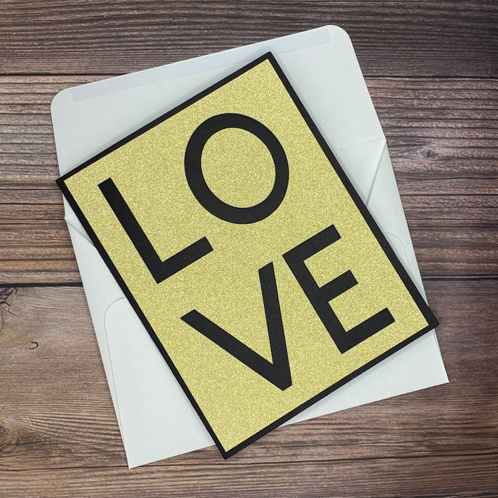 LOVE Cutout Card