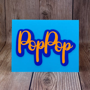 Colorful 3D Pop Pop Card