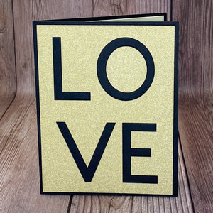 LOVE Cutout Card