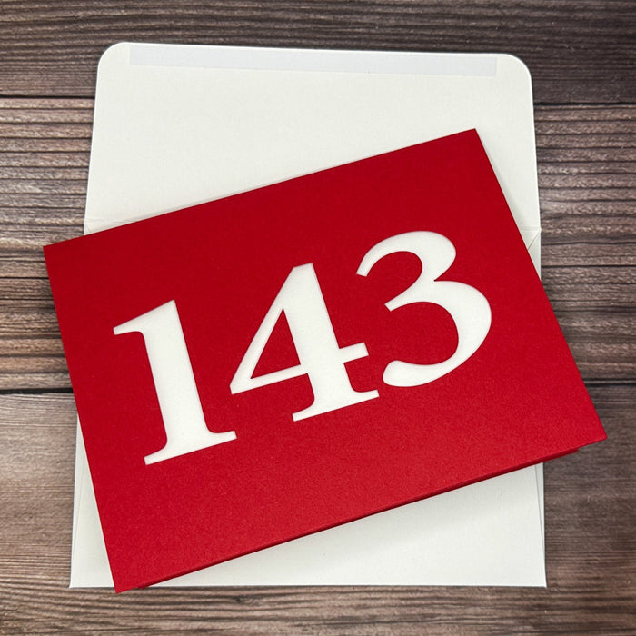 Red 143 Card