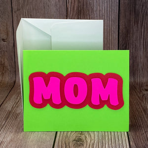 Colorful Birthday or Mother's Day Mom Card