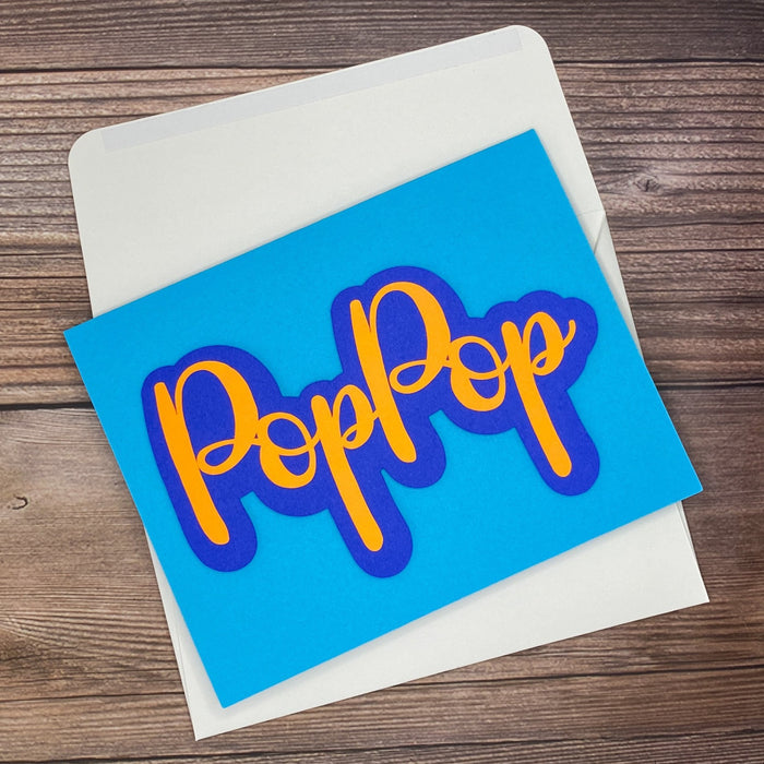 Colorful 3D Pop Pop Card