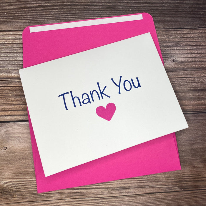 Heart Thank You Card