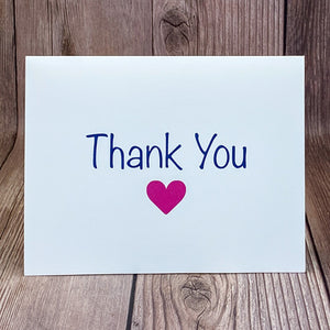 Heart Thank You Card