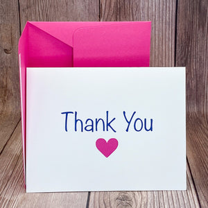 Heart Thank You Card