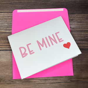 Be Mine Card