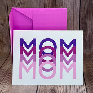 Pink and Purple Mom Card